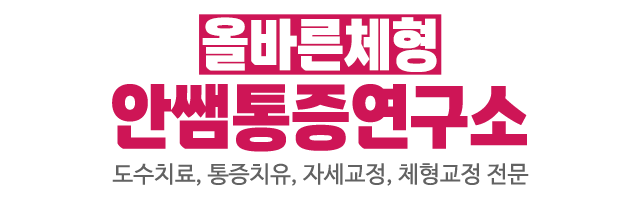 올바른체형안쌤통증연구소_로고